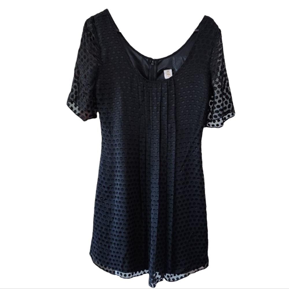 ABAETE Black Polka Dot Dress